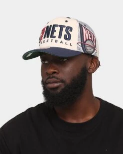 Mitchell & Ness Brooklyn Nets '90s Training Camp' Pro Crown Snapback Cream -Culture Kings 196294364420 mens 0011 f3b8307c 65b5 4b7d 9178 aa08e1985fcf