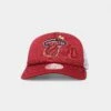 Mitchell & Ness Miami Heat 'NBA Off The Backboard' Trucker Snapback Scarlet