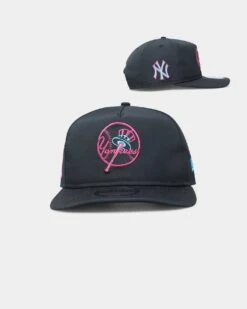 New Era New York Yankees 'Neon Nights' Prolight Old Golfer Snapback Black/Neon