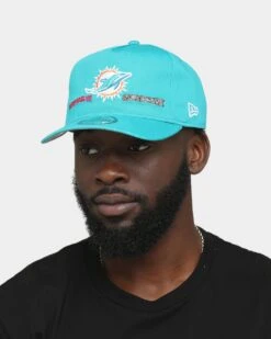 New Era Miami Dolphins 'Super Bowl Past Champions' Old Golfer Strapback Teal -Culture Kings 196312590008 mens 0100