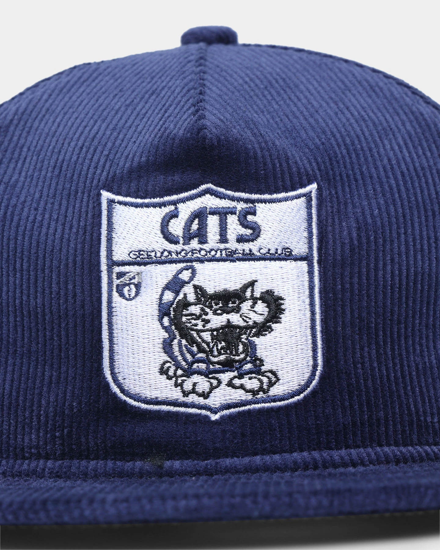 New Era Geelong Cats 'AFL Opening Bounce' Heritage Corduroy Old Golfer Snapback Navy 8 New Era Geelong Cats 'AFL Opening Bounce' Heritage Corduroy Old Golfer Snapback Navy - Image 6