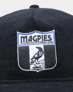 New Era Collingwood Magpies 'AFL Opening Bounce' Heritage Corduroy Old Golfer Snapback Black -Culture Kings 196312697233 default 0050