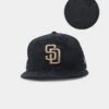 New Era San Diego Padres Black Tan Suede59FIFTY Fitted Black/Tan -Culture Kings 196312974914 default 0005