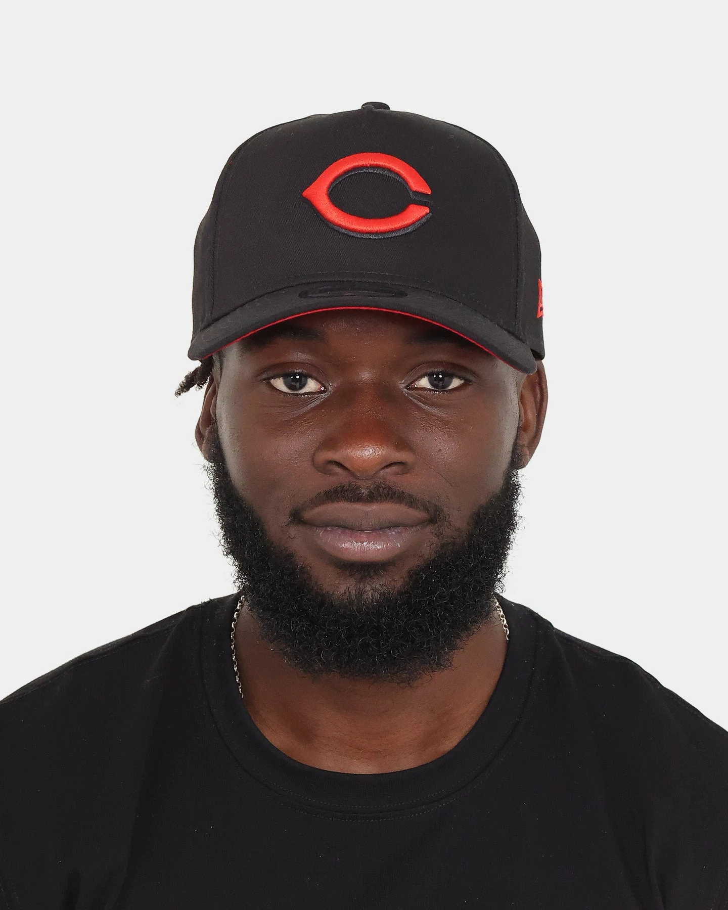 New Era Cincinnati Reds "Scarlet Bottom" 9FORTY A-Frame Snapback Black/Scarlet 10 New Era Cincinnati Reds "Scarlet Bottom" 9FORTY A-Frame Snapback Black/Scarlet - Image 8