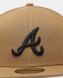 New Era Atlanta Braves 'Wheat' 59FIFTY Fitted Wheat/Black -Culture Kings 196313707450 default 0050