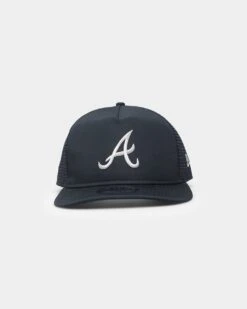 New Era Atlanta Braves 'Black Stone' Prolight Golfer Trucker