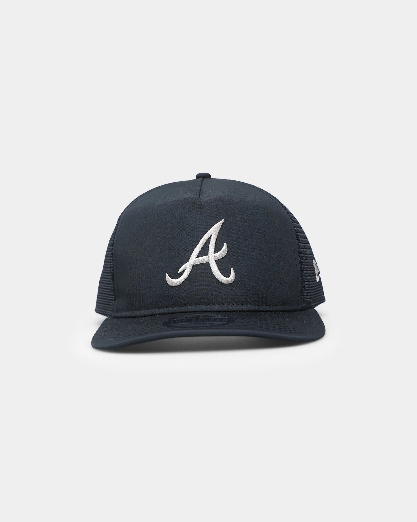 New Era Atlanta Braves 'Black Stone' Prolight Golfer Trucker 3 New Era Atlanta Braves 'Black Stone' Prolight Golfer Trucker