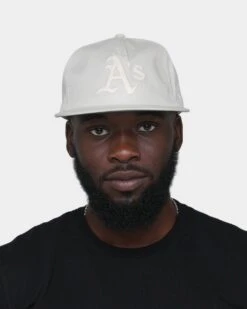 New Era Oakland Athletics 'Chain Stitch' Old Golfer Snapback Stone -Culture Kings 196313985520 mens 0011