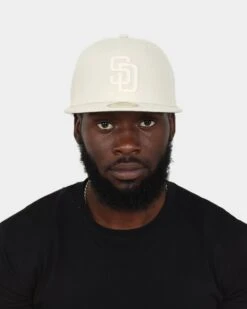 New Era San Diego Padres 'Chain Stitch' 59FIFTY Fitted Stone 19 New Era San Diego Padres 'Chain Stitch' 59FIFTY Fitted Stone -Culture Kings 196313986329 mens 0100