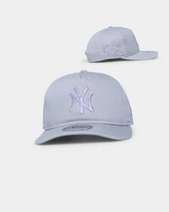 New Era New York Yankees "Purple Smoke" Old Golfer Snapback Grey Lavender