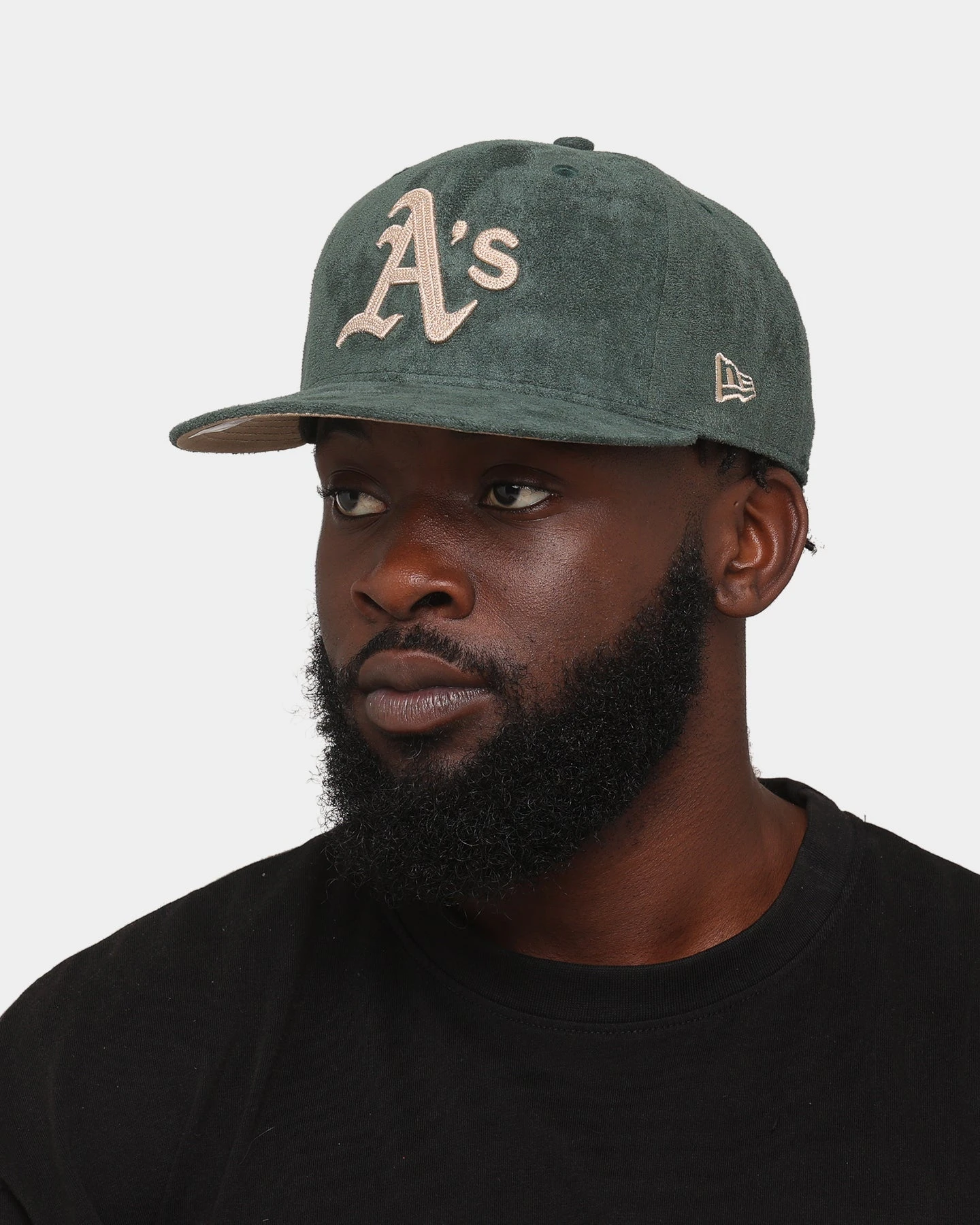 New Era Oakland Athletics 'Forest Suede & Camel' 59FIFTY Fitted Dark Green 4 New Era Oakland Athletics 'Forest Suede & Camel' 59FIFTY Fitted Dark Green - Image 2