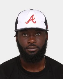 New Era Atlanta Braves 'Team Two-Tone' Prolight Old Golfer Trucker Snapback White/OTC 17 New Era Atlanta Braves 'Team Two-Tone' Prolight Old Golfer Trucker Snapback White/OTC -Culture Kings 196315942804 mens 0100