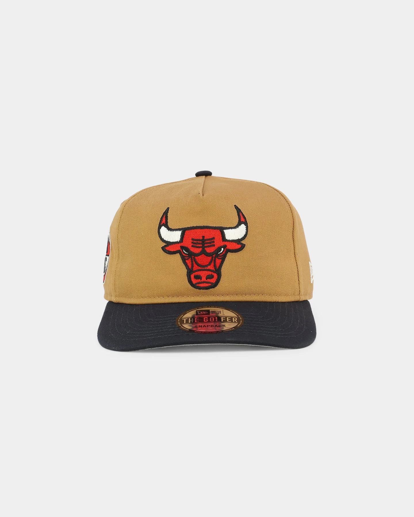 New Era Chicago Bulls 'Midnight Harvest 2-Tone' Old Golfer Snapback Wheat/Navy 3 New Era Chicago Bulls 'Midnight Harvest 2-Tone' Old Golfer Snapback Wheat/Navy
