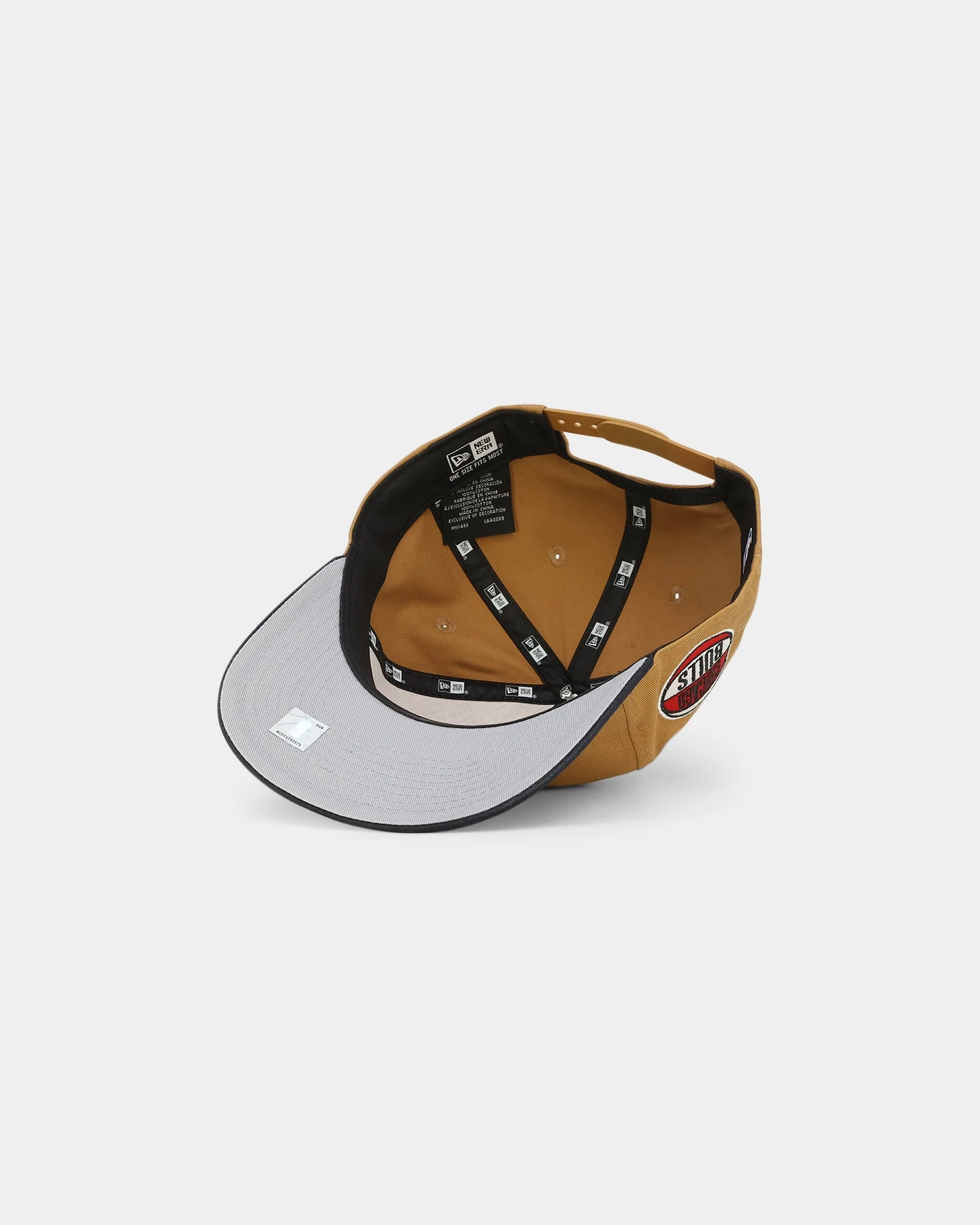 New Era Chicago Bulls 'Midnight Harvest 2-Tone' Old Golfer Snapback Wheat/Navy 8 New Era Chicago Bulls 'Midnight Harvest 2-Tone' Old Golfer Snapback Wheat/Navy - Image 6