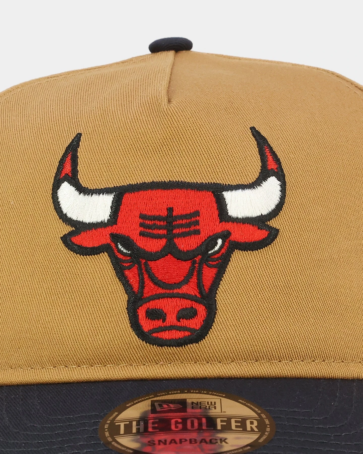 New Era Chicago Bulls 'Midnight Harvest 2-Tone' Old Golfer Snapback Wheat/Navy 9 New Era Chicago Bulls 'Midnight Harvest 2-Tone' Old Golfer Snapback Wheat/Navy - Image 7
