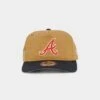 New Era Atlanta Braves 'Midnight Harvest 2-Tone' Old Golfer Snapback Wheat/Navy -Culture Kings 196500153060 default 0010