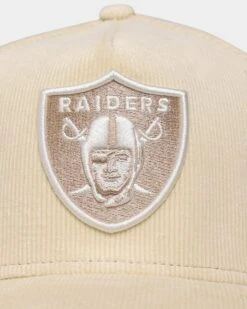 New Era Oakland Raiders 'Classic Corduroy' 9FORTY A-Frame Snapback Chrome -Culture Kings 196500153381 default 0050