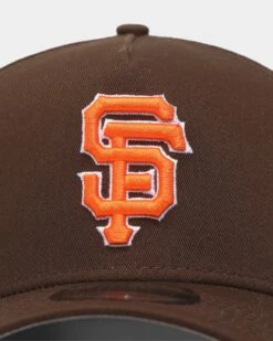 New Era San Francisco Giants 'Walnut Orange' 9FORTY A-Frame Snapback Brown/Orange -Culture Kings 196501050023 default 0050