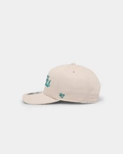 '47 BRAND 47 Brand Anaheim Ducks Nantasket Script '47 Captain DT Snapback Bone -Culture Kings 196505011679 default 0040