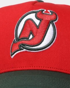 '47 BRAND 47 Brand New Jersey Devils 'Scarlet Pines' MVP DT Snapback Red/Dark Green -Culture Kings 196505810814 default 0050