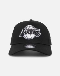 New Era Los Angeles Lakers 'Black/White' 9FORTY A-Frame Snapback Black/White