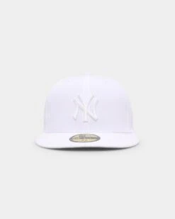 New Era New York Yankees 'White On White' 59FIFTY Fitted White/White