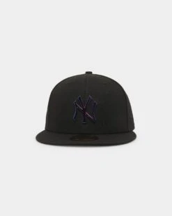 New Era New York Yankees 'Metal Badge' 59FIFTY Fitted Black/Iridescent