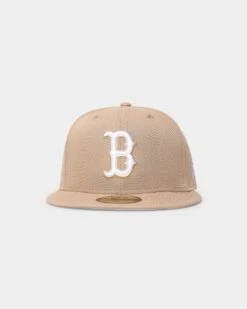 New Era Boston Red Sox "Camel White" 59FIFTY Fitted Tumbleweed/White