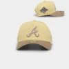 New Era Atlanta Braves 'Butter Popcorn' 9FORTY A-Frame Snapback Yellow -Culture Kings 196821258093 default 0010