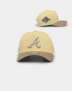 New Era Atlanta Braves 'Butter Popcorn' 9FORTY A-Frame Snapback Yellow