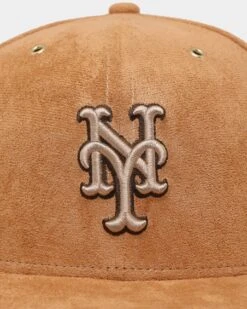 New Era New York Mets 'Wheat/Brown/Gold' Suede 59FIFTY Fitted Wheat 17 New Era New York Mets 'Wheat/Brown/Gold' Suede 59FIFTY Fitted Wheat -Culture Kings 196821266029 default 0050