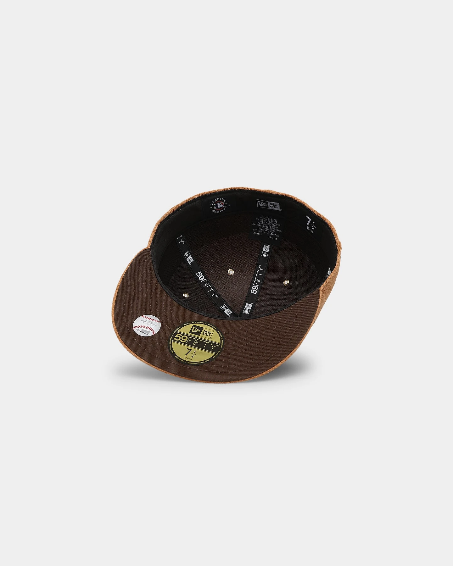 New Era New York Mets 'Wheat/Brown/Gold' Suede 59FIFTY Fitted Wheat 10 New Era New York Mets 'Wheat/Brown/Gold' Suede 59FIFTY Fitted Wheat - Image 8