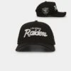 New Era Las Vegas Raiders 'Team Script' 9FORTY A-Frame Snapback Black -Culture Kings 196995262988 default 0010