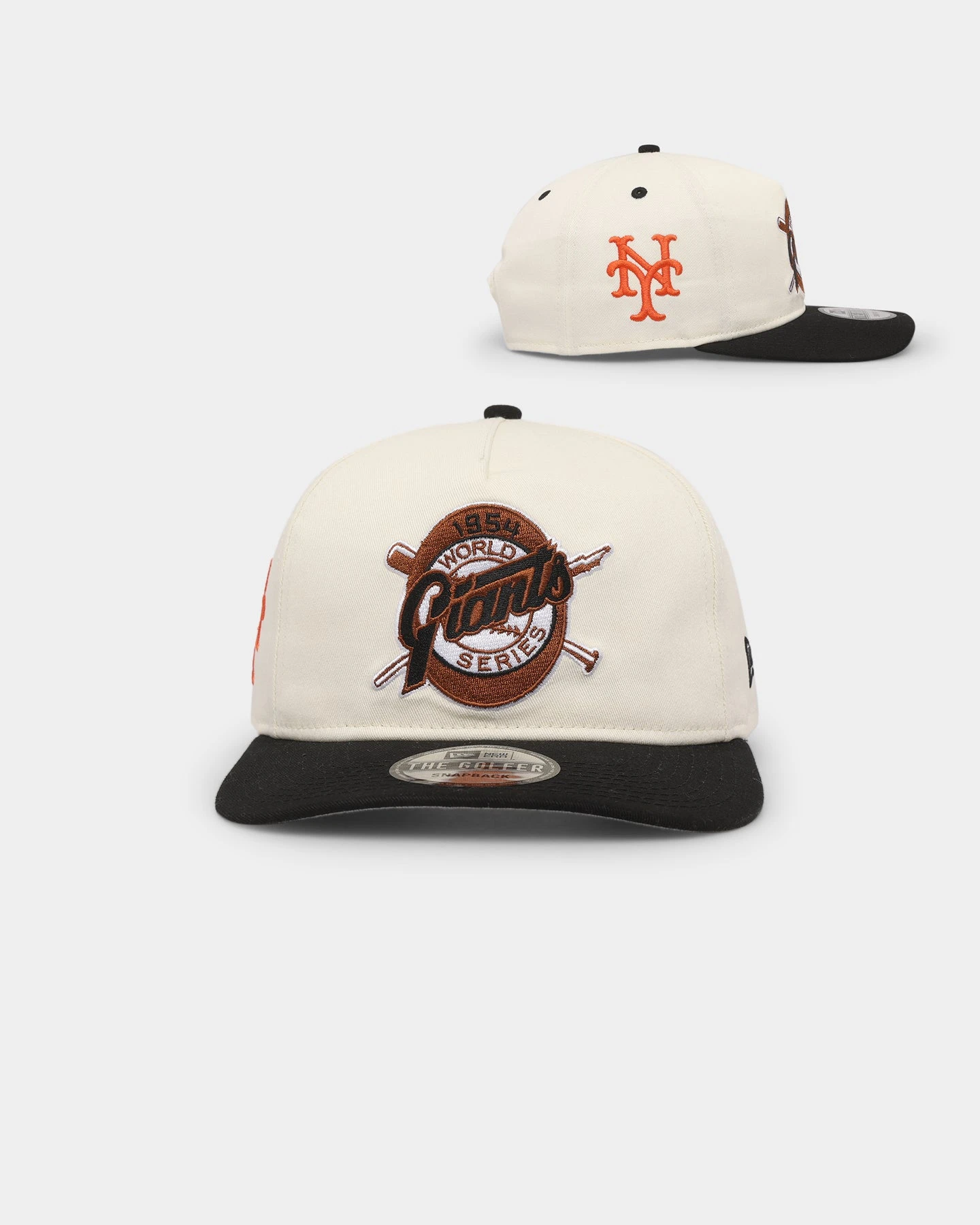 New Era New York Giants '1950s World Series Through The Decades' Golfer Snapback Chrome White 3 New Era New York Giants '1950s World Series Through The Decades' Golfer Snapback Chrome White