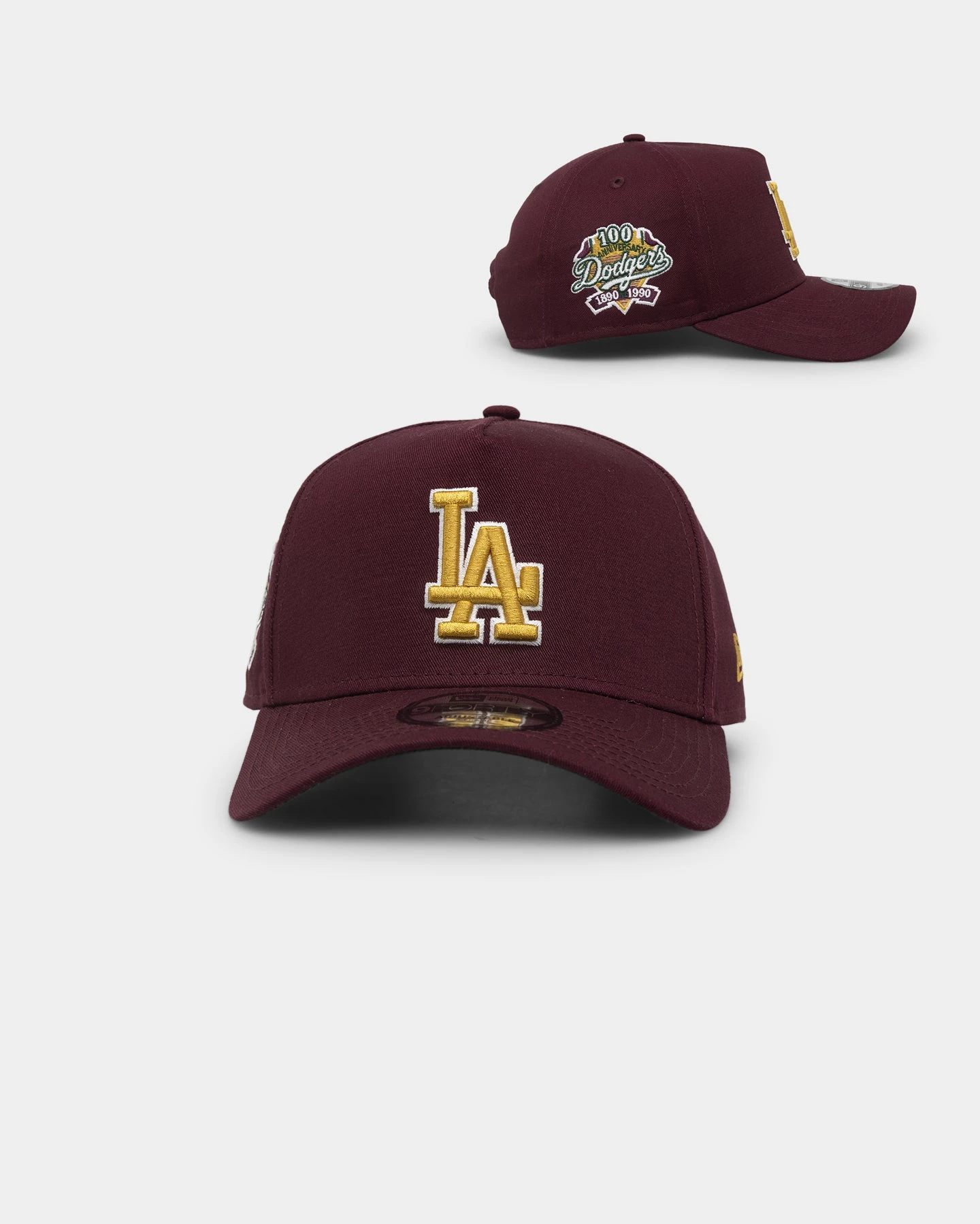 New Era Los Angeles Dodgers 'Golden Port' 9FORTY A-Frame Snapback Dark Purple 3 New Era Los Angeles Dodgers 'Golden Port' 9FORTY A-Frame Snapback Dark Purple