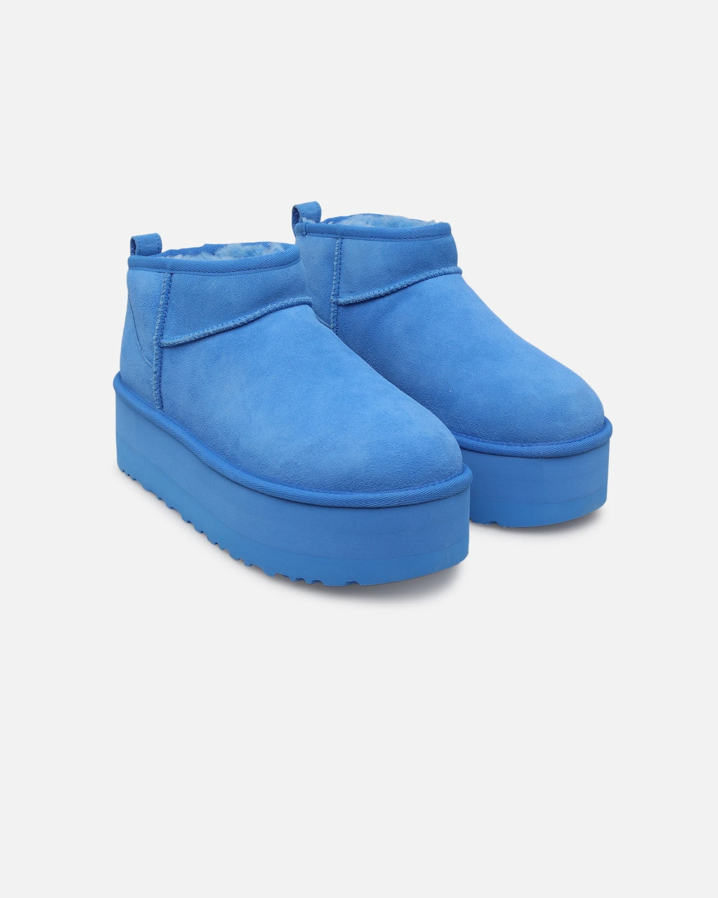 Ugg Boots Women's Classic Ultra Mini Platform Blue 4 Ugg Boots Women's Classic Ultra Mini Platform Blue - Image 2