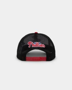 New Era Philadelphia Phillies 'Mascot Magic' Foam Front 9FORTY A-Frame Trucker Snapback White/Red 9 New Era Philadelphia Phillies 'Mascot Magic' Foam Front 9FORTY A-Frame Trucker Snapback White/Red -Culture Kings 197707345524 default 0020