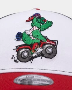 New Era Philadelphia Phillies 'Mascot Magic' Foam Front 9FORTY A-Frame Trucker Snapback White/Red 12 New Era Philadelphia Phillies 'Mascot Magic' Foam Front 9FORTY A-Frame Trucker Snapback White/Red -Culture Kings 197707345524 default 0050