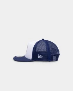 New Era Los Angeles Dodgers 'Retro Badge' Golfer Trucker Snapback White/Dark Royal -Culture Kings 197707417191 default 0040