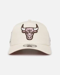 New Era Chicago Bulls 'Neapolitan Chrome' 9FORTY A-Frame Snapback Chrome/Pink Met