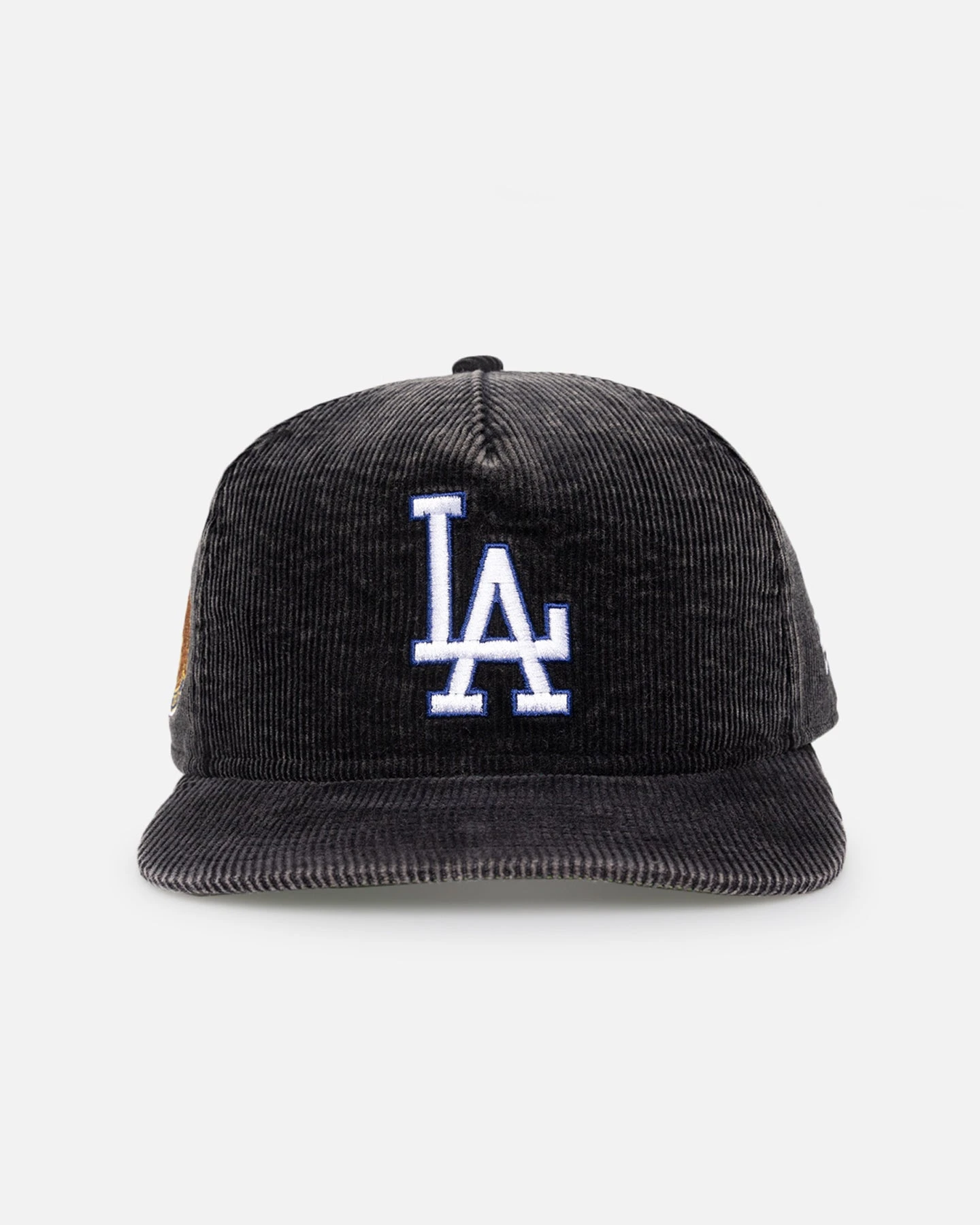New Era Los Angeles Dodgers 'Washed Corduroy Golfer' Pre-Curved Golfer Snapback Washed Black 3 New Era Los Angeles Dodgers 'Washed Corduroy Golfer' Pre-Curved Golfer Snapback Washed Black
