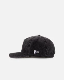 New Era Boston Red Sox 'Washed Corduroy Golfer' Pre-Curved Golfer Snapback Washed Black -Culture Kings 197883878823 default 000040