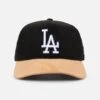 New Era Los Angeles Dodgers 'Corduroy Suede' Pre-Curved Golfer SnapbackWashed Black -Culture Kings 198059579926 default 0010
