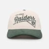 New Era Las Vegas Raiders 'Heritage Golf' Pre-Curved Golfer Snapback Chrome White -Culture Kings 198059579964 default 000010