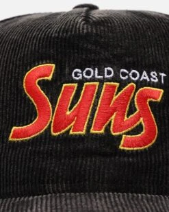 New Era Gold Coast Suns 'Washed Corduroy' Pre-Curved Golfer Snapback Black/Kelly Green -Culture Kings 198059731072 default 000050