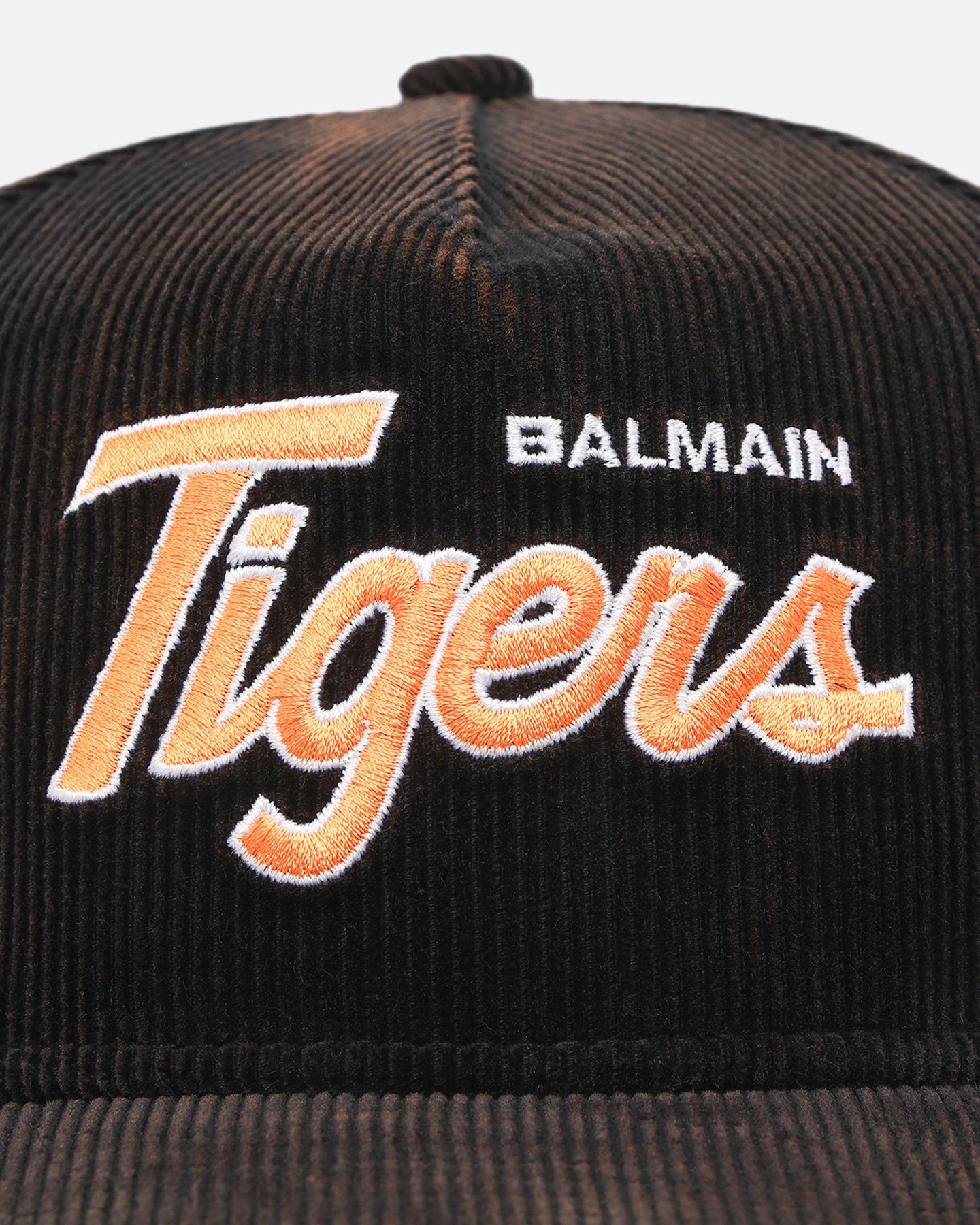 New Era Balmain Tigers 'NRL Golfer Washed Black' Pre-Curved Corduroy Golfer Snapback Washed Black 7 New Era Balmain Tigers 'NRL Golfer Washed Black' Pre-Curved Corduroy Golfer Snapback Washed Black - Image 5