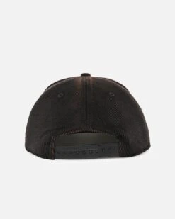 New Era South Sydney Rabbitohs 'NRL Golfer Washed Black' Pre-Curved Corduroy Golfer Snapback Washed Black -Culture Kings 198061034796 default 000020