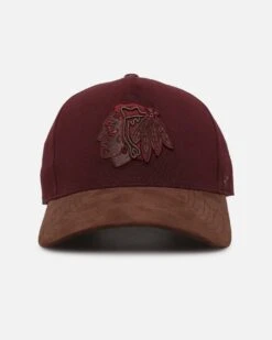 '47 BRAND 47 Brand Chicago Blackhawks 'Cherry Pie' Offside DT Snapback Dark Maroon