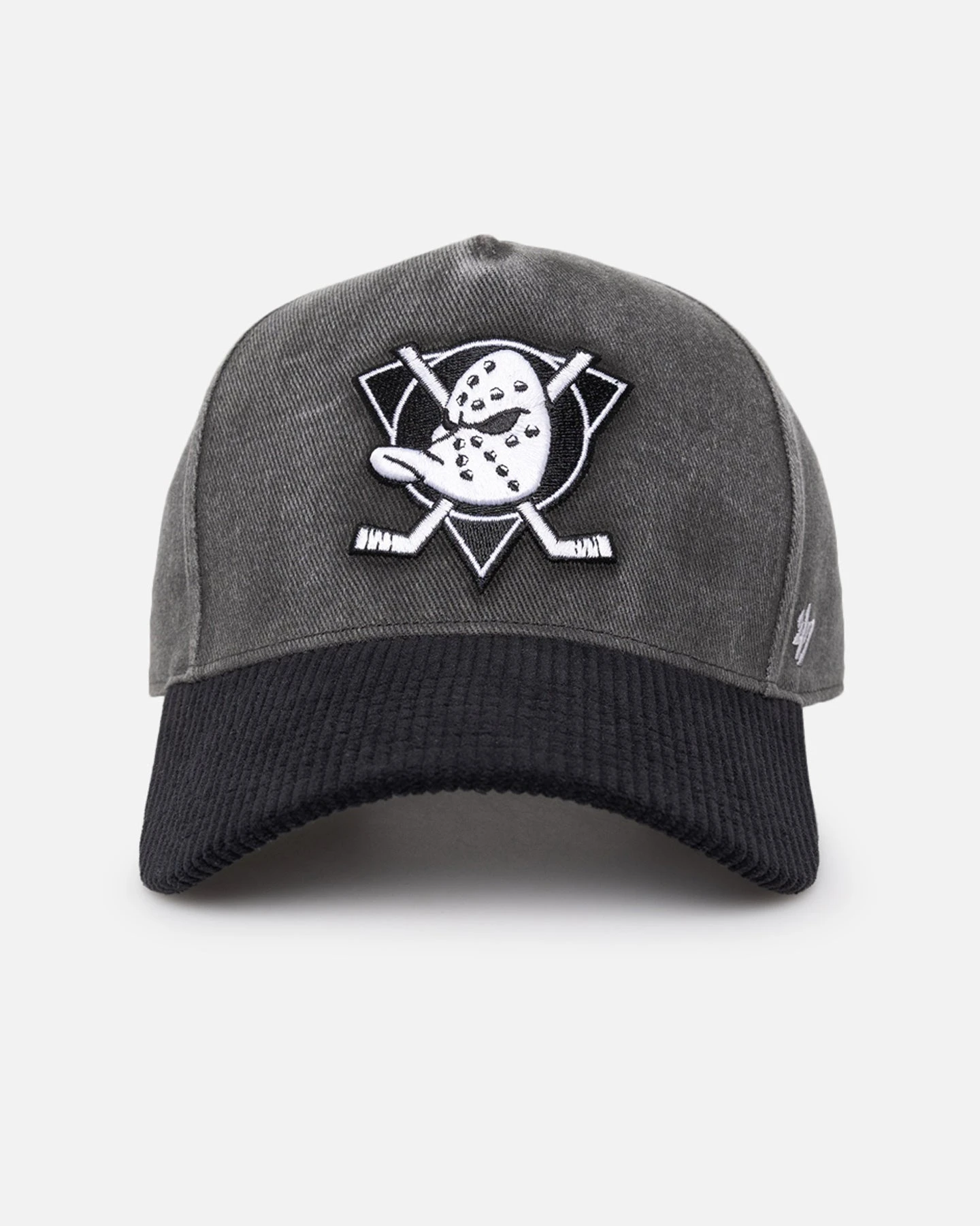 '47 BRAND 47 Brand Anaheim Ducks 'Apollo Corduroy' Offside DT Snapback Black 3 '47 BRAND 47 Brand Anaheim Ducks 'Apollo Corduroy' Offside DT Snapback Black