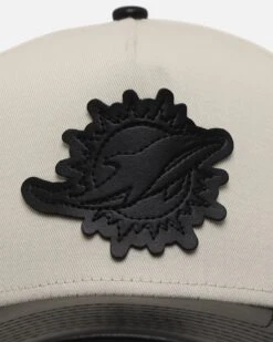 New Era Miami Dolphins 'Leather Visor' 9FORTY A-Frame Snapback Chrome White/Black 12 New Era Miami Dolphins 'Leather Visor' 9FORTY A-Frame Snapback Chrome White/Black -Culture Kings 198358022659 default 0050